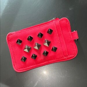 PINK Victoria's Secret Pink Studded Key & Card Holder